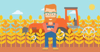 Adam arka plan üzerinde birleştirmek ile ayakta.