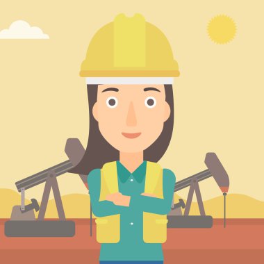 Cnfident petrol işçisi.