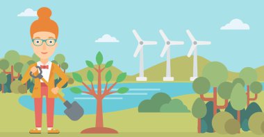 Kadın ağaç bitkiler.