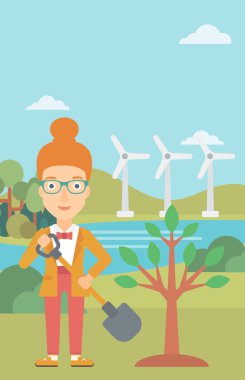 Kadın ağaç bitkiler.