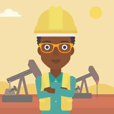 Cnfident petrol işçisi.