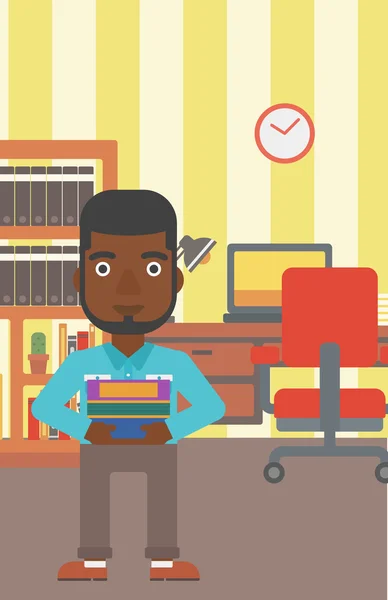 Estante del libro de los muebles caseros de la historieta — Archivo