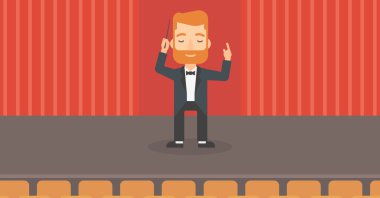 Baton ile yönetmenlik iletken.