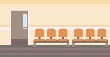 Hastane koridorunda arka plan.