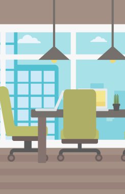 Konferans salonunun arka planı.