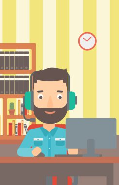 Video oyunu oynayan adam.