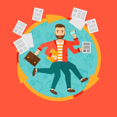Adam Multitasking ile başa çıkma.
