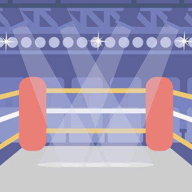 arka planını Boks ringi.