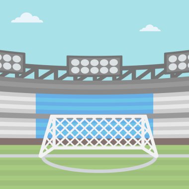 Arka plan Futbol Stadyumu.