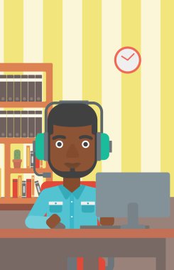 Video oyunu oynayan adam.