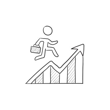 Finansal Kurtarma çizimi simge.