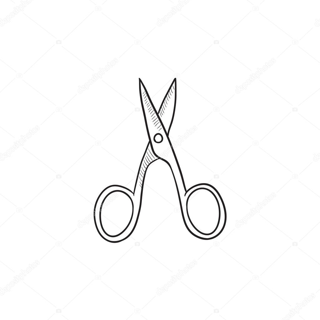 scissors sketch