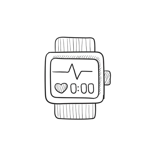 Icono de sketch Smartwatch . — Archivo Imágenes Vectoriales