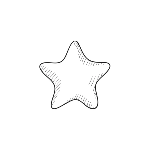 Ref-star sketch . — стоковый вектор