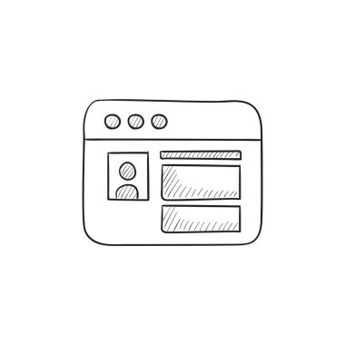 Tarayıcı penceresinde sayfa kroki simgeyle.