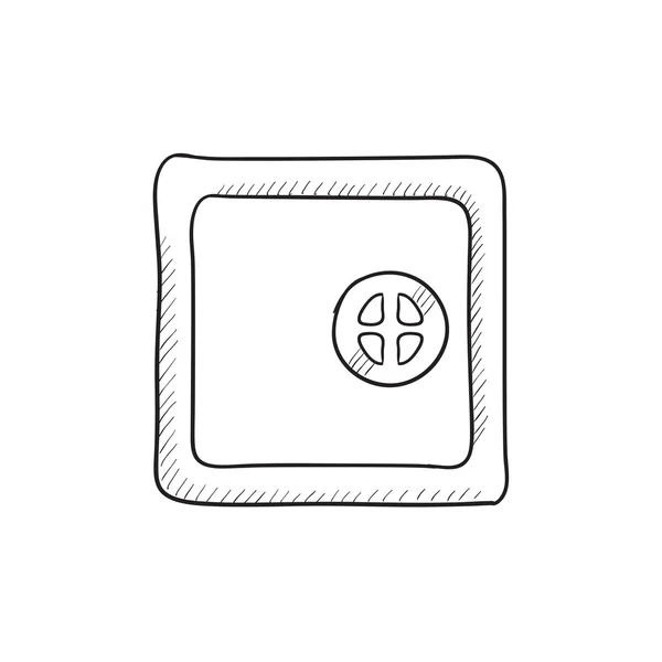 Safe sketch icon. — Stock Vector