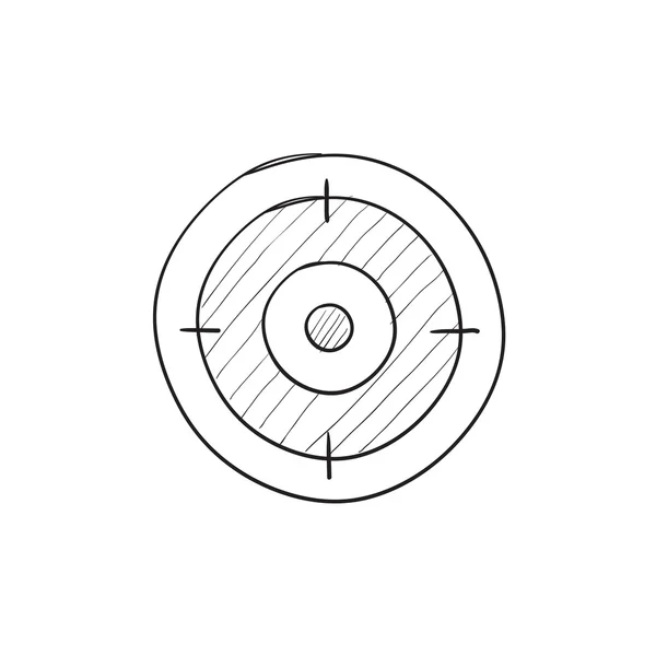 Raad van bestuur schets doelpictogram. — Stockvector