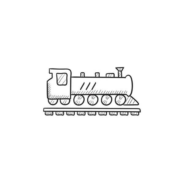 Train sketch icon. — Stock Vector