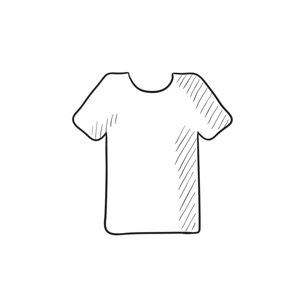 T-shirt sketch icon. — Stock Vector