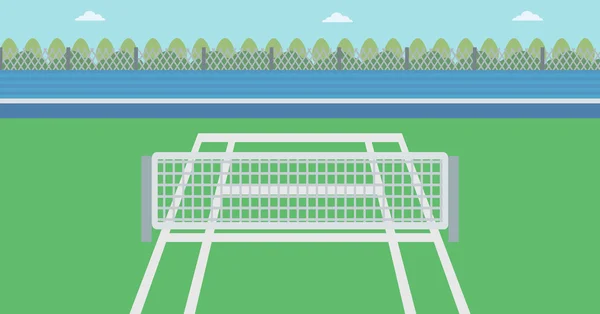 Fondo de pista de tenis . — Vector de stock