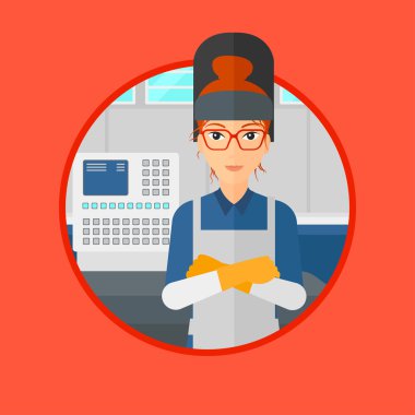 Silah fabrikasında çarpı işareti ile Kaynakçı.