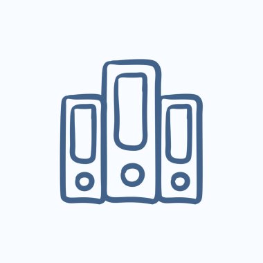 Satır klasörleri kroki simgesinin.