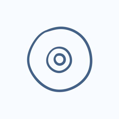 Reel kaset çalar çalar kaydedici simgesi kroki.