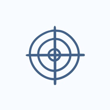 Çekim hedef kroki simgesini.