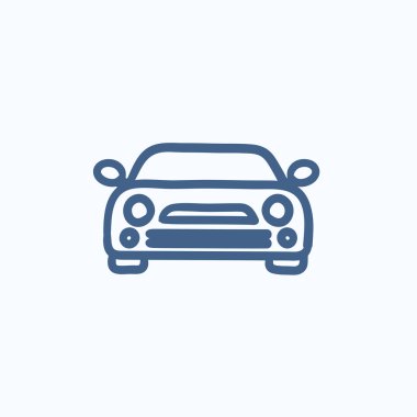 Araba kroki simgesi.