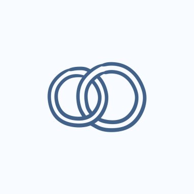 Alyans kroki simgesi.