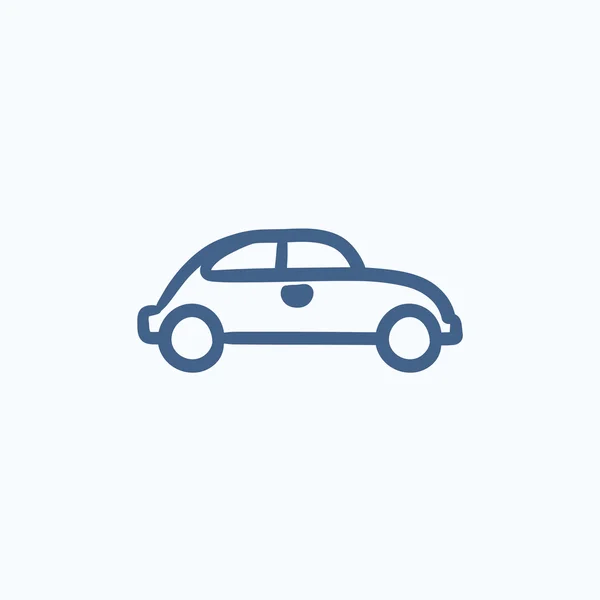 Car sketch icon. — Stock Vector