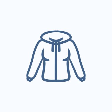 Hoodie kroki simgesi.