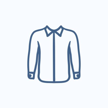 Gömlek kroki simgesi.