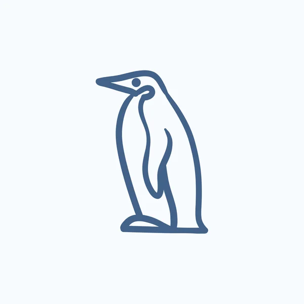 Иконка пингвина . — стоковый вектор