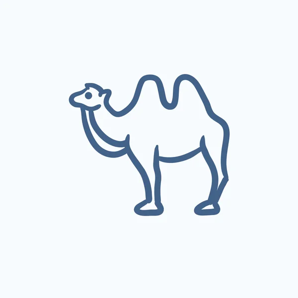 骆驼草绘图标. — 图库矢量图片
