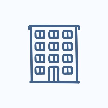 Konut kroki simge oluşturma.