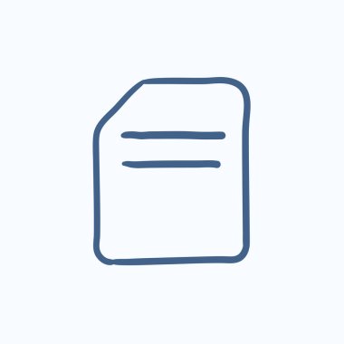 Belge kroki simgesi.