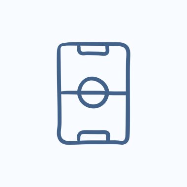 Stadyum düzeni kroki simgesi.