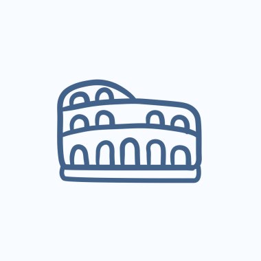 Coliseum kroki simgesi.