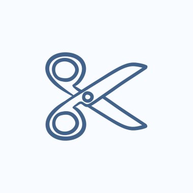 Düğme kroki simgesi kesmek.