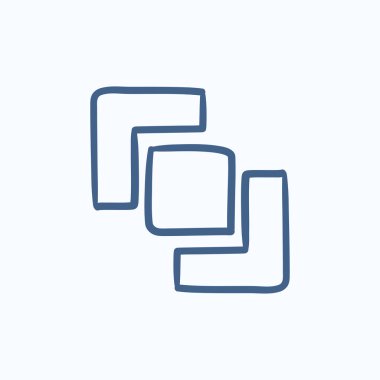 Kroki simgesi bölmek.