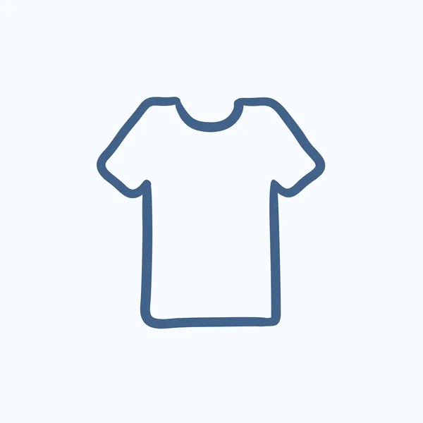 Camiseta bosquejo icono . — Vector de stock