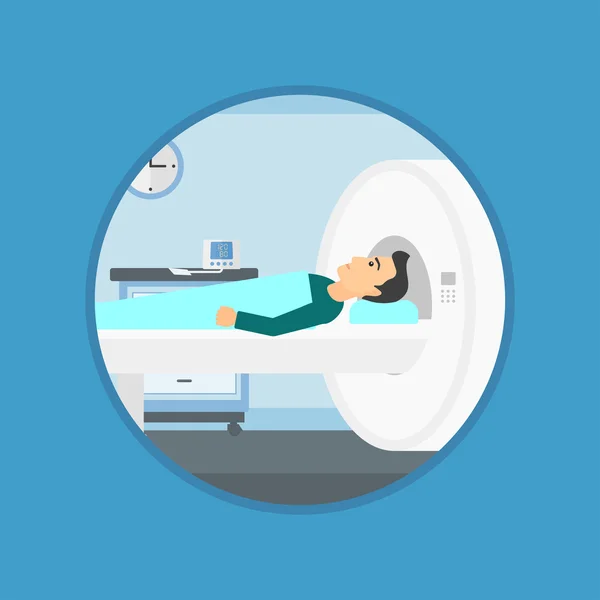 Magnetic resonance imaging. — Stock Vector