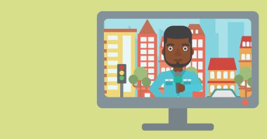 Televizyon yayın görüşme ayarla.