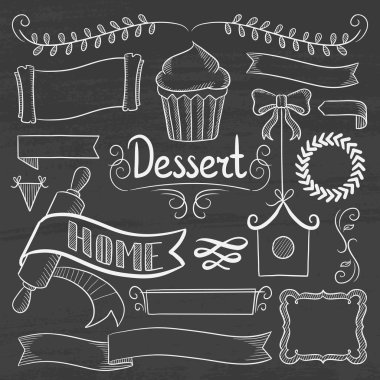 Şeritler, ekmek menüsü için çerçeve kümesi.