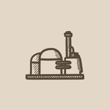 Fabrika kroki simgesi.