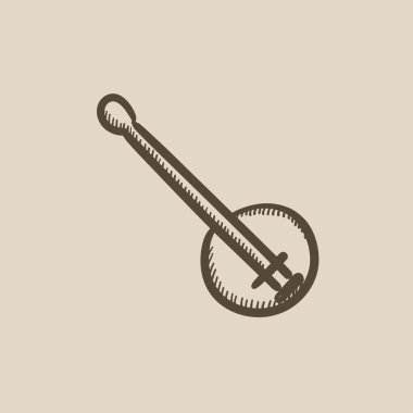 Banjo kroki simgesi.