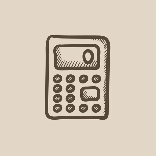 Иконка калькулятора . — стоковый вектор