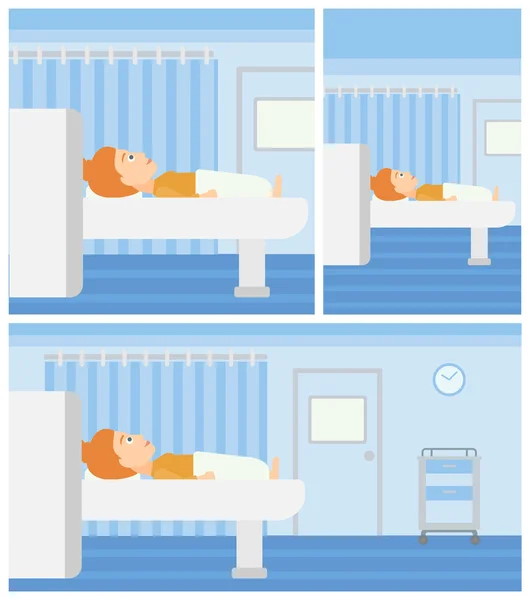 Magnetic resonance imaging. — Stock Vector