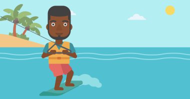 Profesyonel wakeboard sporcu.